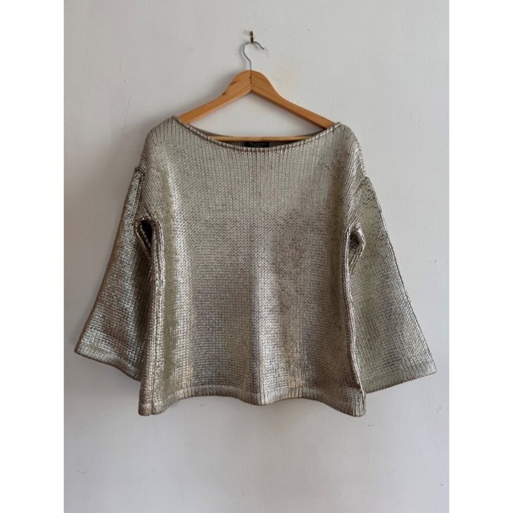 St. John Couture Metallic Sweater